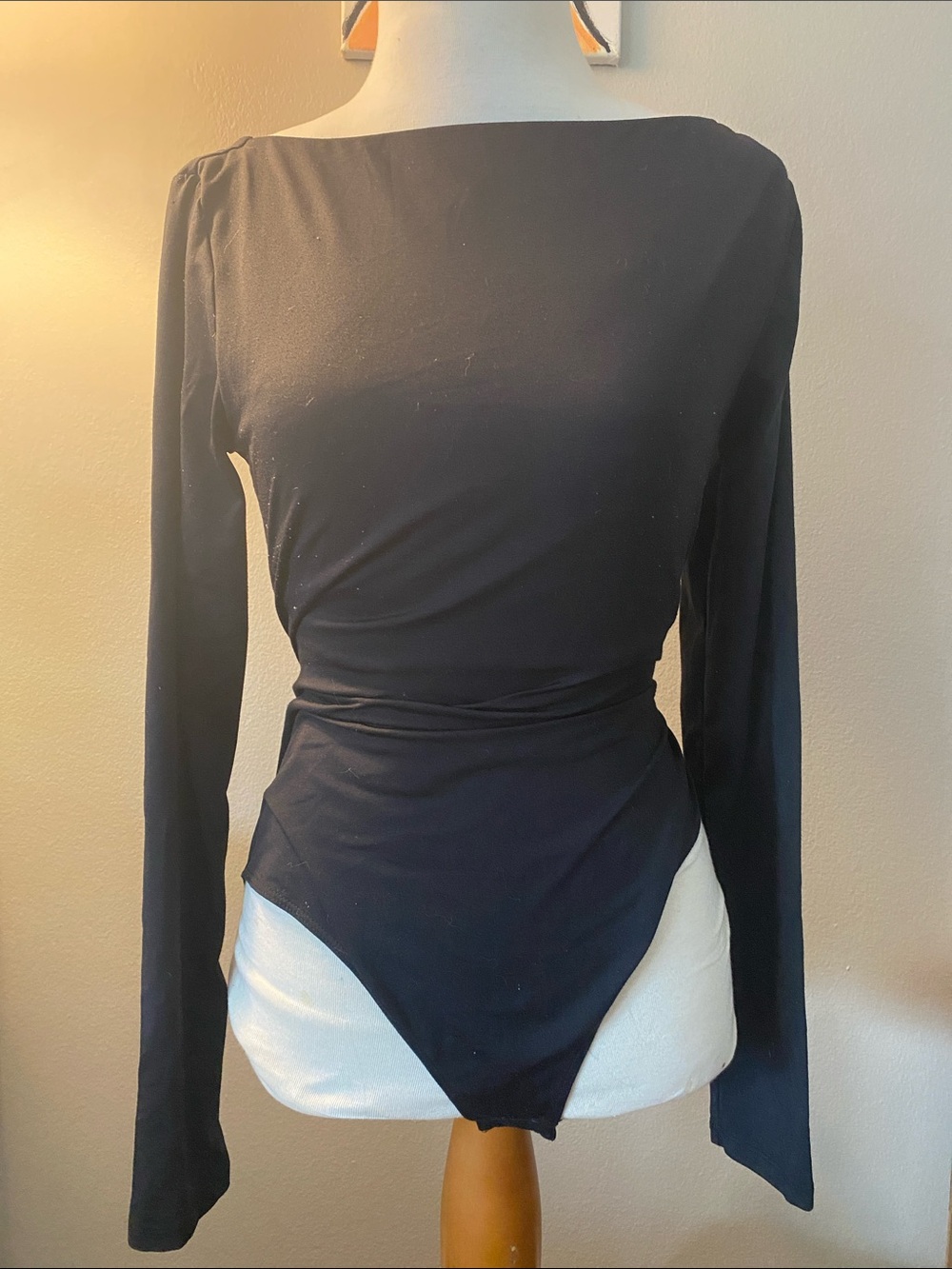 H&M Off the shoulder black bodysuit